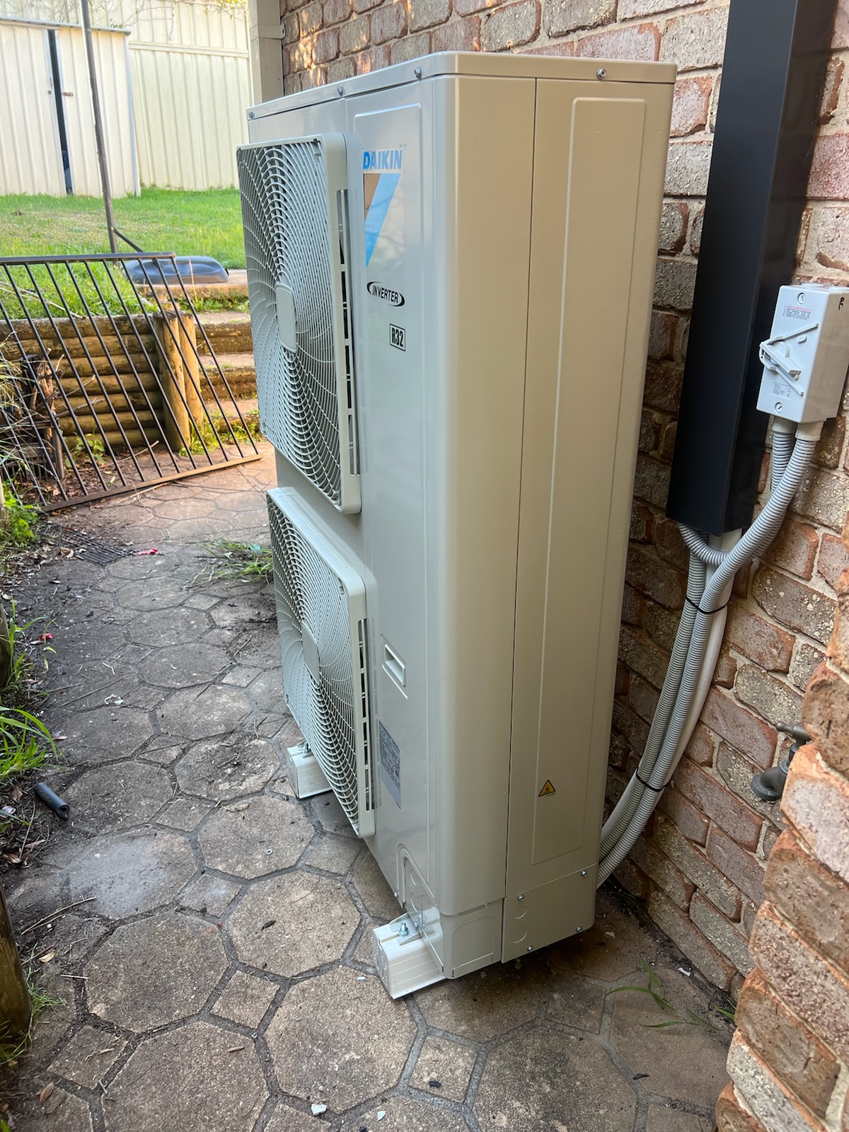Daikin Inverter mounted outside